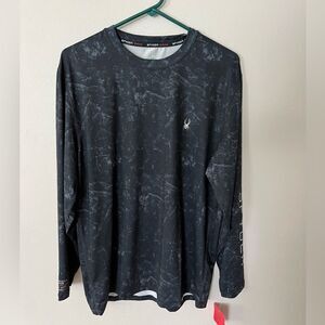 Spyder Men’s Rash Guard Sun Swim Long Sleeve Tee